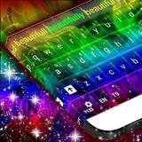 Abstract Colourful Keyboard ícone