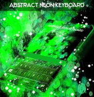 Abstract Neon Keyboard Cartaz