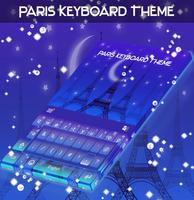 Paris Keyboard Theme Affiche