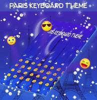 Paris Keyboard Theme syot layar 1