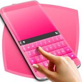 Pink Rubber Keyboard Theme icône