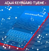 Aqua Keyboard Theme capture d'écran 3