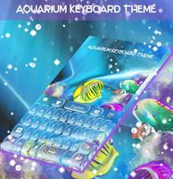 Tema del teclado del acuario Poster