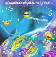 Tema do teclado do aquário imagem de tela 1