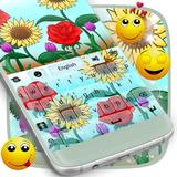Keyboard Theme Flowers simgesi