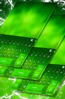 Green Leaf Keyboard poster