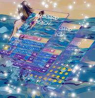 Praia Keyboard imagem de tela 1