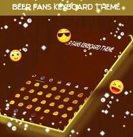 Beer Fans Keyboard Theme captura de pantalla 1