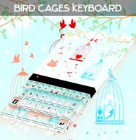 Bird Cages Keyboard پوسٹر