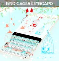 Bird Cages Keyboard ポスター