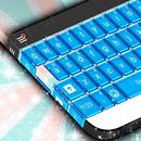 APK Blue Candy Keyboard Theme