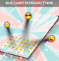 Blue Candy Keyboard Theme screenshot 1