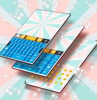Blue Candy Keyboard Theme screenshot 2