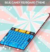 Blue Candy Keyboard Theme screenshot 3
