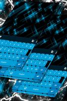 Baby Blue Theme Keyboard poster