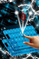 Baby Blue Theme Keyboard screenshot 1