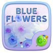 ”Blue Flowers GO Keyboard Theme