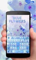 Blue Flowers الملصق