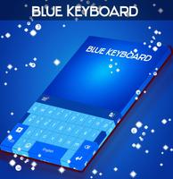 Blue Keyboard Affiche