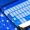 Blue Keyboard Background APK