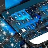 Crystal Blue Keyboard Theme simgesi
