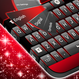 Black Red Keyboard icône