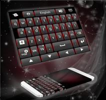 برنامه‌نما Black Red Keyboard عکس از صفحه