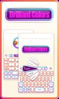 Brilliant GO Keyboard Theme Affiche