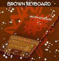 Brown Keyboard Affiche