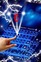 Neon Blue Theme for Keyboard screenshot 2