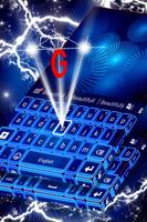 Neon Blue Theme for Keyboard screenshot 3