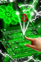 Neon Green Keyboard Theme capture d'écran 1