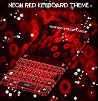Neon Red Keyboard Theme screenshot 2