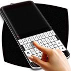 Keyboard Black And White Theme أيقونة