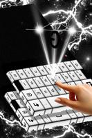 Keyboard Black And White Theme تصوير الشاشة 1