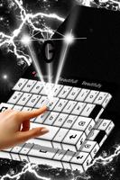 Keyboard Black And White Theme تصوير الشاشة 2