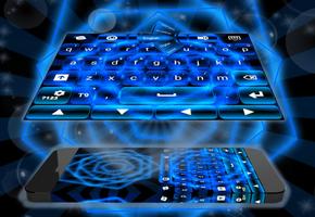Keyboard Themes Blue screenshot 1