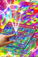 Rainbow Bubbles Keyboard imagem de tela 2