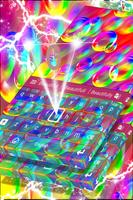 Rainbow Bubbles Keyboard imagem de tela 3