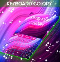 لوحة المفاتيح GO Colory HD الملصق