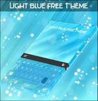 Light Blue Free Theme poster