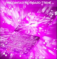 Pink Fantasy Keyboard Theme تصوير الشاشة 3