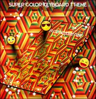 Super Color Keyboard Theme Affiche