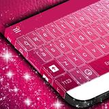 Tema Teclado Rosa Textura icono
