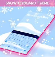 Neve tema de teclado imagem de tela 3