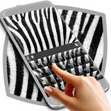 Zebra Print Keyboard Theme simgesi
