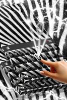 Zebra Print Teclado Tema imagem de tela 1
