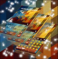 Teclado geométrica imagem de tela 2