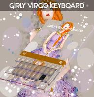 Girly Virgo Teclado Cartaz