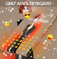 Girly Aries Keyboard capture d'écran 1